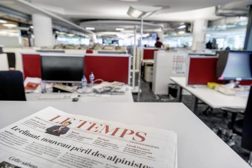 Tätigkeitsfeld Journalismus Le-Temps-Redaktion